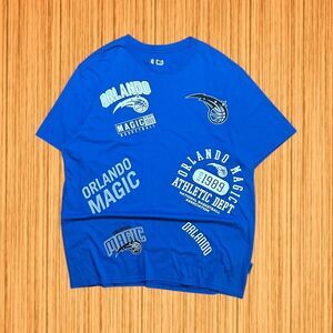 NBA Orlando Magic Blue Graphic T-Shirt Basketball Tee